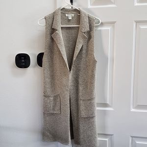 Monteau long sweater vest